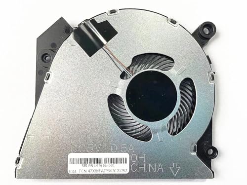 Replacement New Laptop CPU Cooling Fan for HP ProBook 450 G6 450G6 450 G7 455R G6 455R G7 455G6 455G7 ZHAN 66 PRO 15 G2 G3 HSN-Q16C HSN-Q17C-5 Series L47696-001 FL0A DC 5V 0.5A Fan