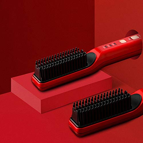 Cepillo alisador de cabello eléctrico con calentamiento rápido miniatura 2