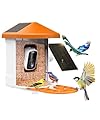 HARYMOR Bird Feeder with Camera with AI Identify Birds Species Solar Panel, Live View, Instant Arrival Alerts