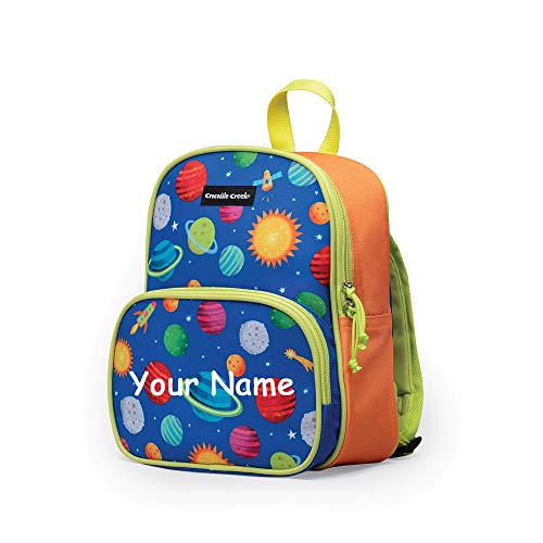 Personalized Solar System with Rocket Ships MINI Back to School Backpack Book Bag