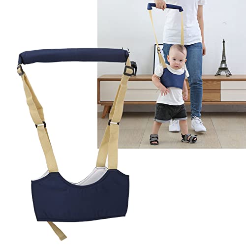 Baby Walking Harness, Baby Walking Harness Baby Walking Harness Handheld Adjustable Prevent Lost Handheld Kids Walker Helper Adjustable Toddler Infant Walker Safety Harnesses (Dark Blue)