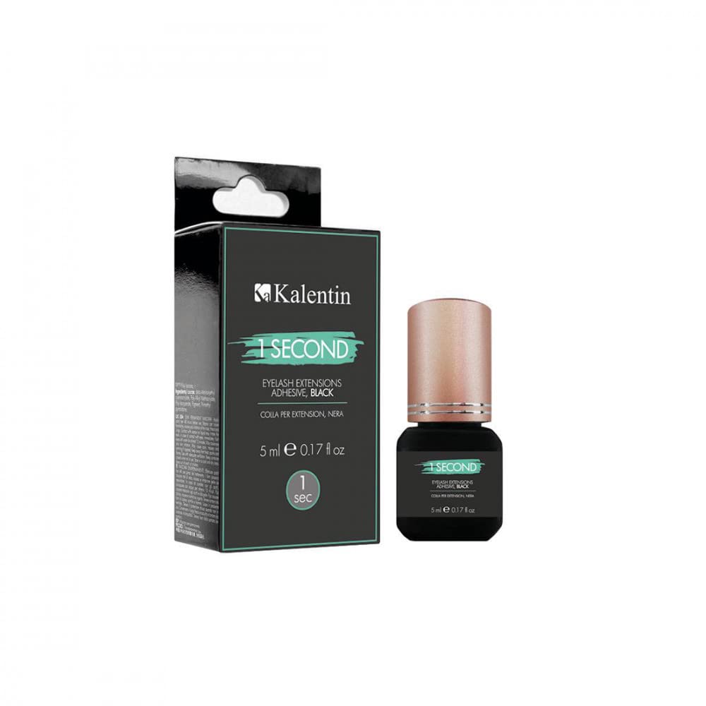 Colla Extension Ciglia Nera 1 Secondo 5 ml Kalentin (EX000072)