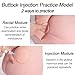 Intramuscular Injection Training Model with Removable Skin and Rectal Modules, Learn Correct Technique for Buttock Injections