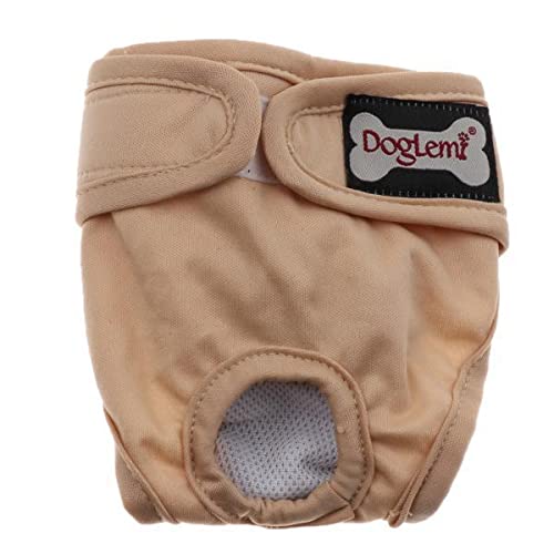 perfk 2X Bragas Sanitarias Ajustables Pañal Ropa Interior Reutilizable Perro para Hembra