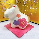 令和8年 午年飾りちぎり和紙 花笑み午迎春 初日の出 リュウコドウ