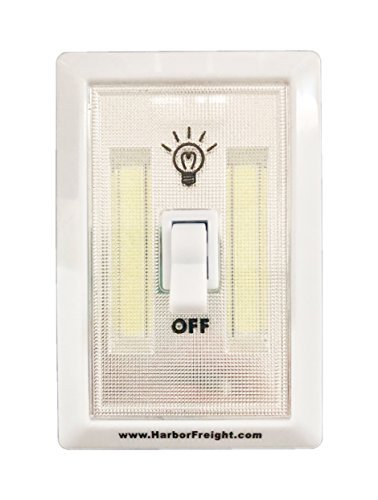 200 Lumens LED Super Bright Flip Light | Harbor Freight 64189-63922 - Batteries Included