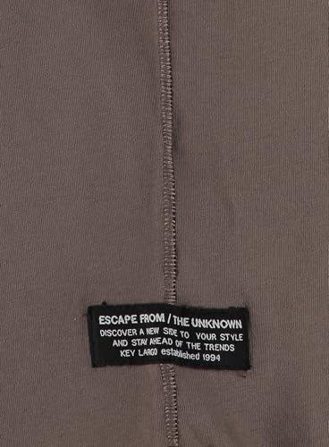KEYLARGO Męska bluza Klfocus Round Ls, Mud Brown (1607), XXL