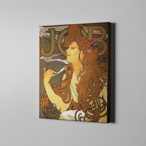 Toile Alphonse Mucha Job XL | Grande impression d'art de style galerie