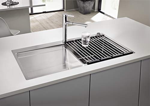 BLANCO 238483 Folding Grid as a Drainer for the Kitchen Sink, Foldable Grid for the Sink in the Kitchen, 440 mm Width