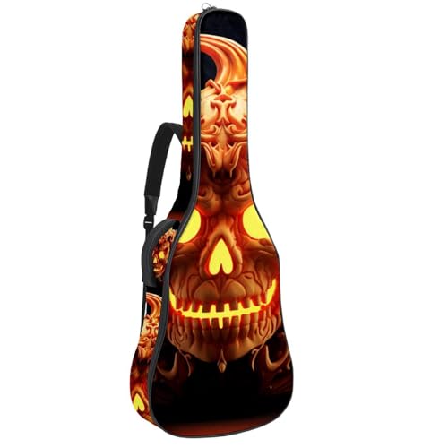 Housse de guitare acoustique 104 cm imperméable Motif Château d'Halloween