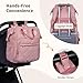 CEI-CEI Diaper Bag Backpack for Mom and Dad, Puffer Baby Bag Backpack with Insulated Pocket, Water-Resistant, Unisex Travel Backpack with Changing Pad & Stroller Straps