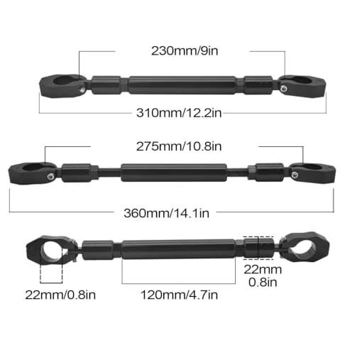 Barra de equilibrio premium CNC de alta resistencia para Yamaha Tracer 900 3