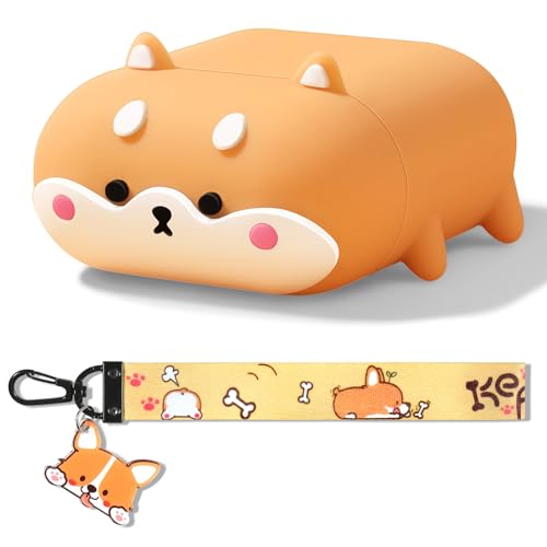 Coque Airpods Pro 3 Chat Chien et Corgi mignonne compatible avec charge MagSafe