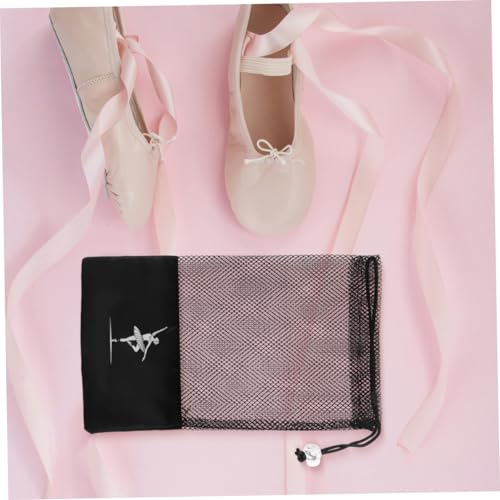 Bolsa de malla PRETYZOOM transpirable y reutilizable para guardar zapatillas de punta de ballet 4