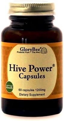 Glory Bee Hive Power Vegetarian Capsules 1200 Mg, 60 Ct