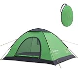 KingCamp 2 Person | 3-Person Pop-up Portable Camping Tent, 3-Season Lightweight Waterproof Dome Playing Tents for Outdoor and Backyard with Mesh Door