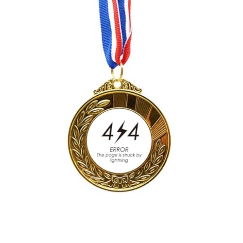 Cinta para ganador del premio con inscripción dorada Programmer 404 primer lugar