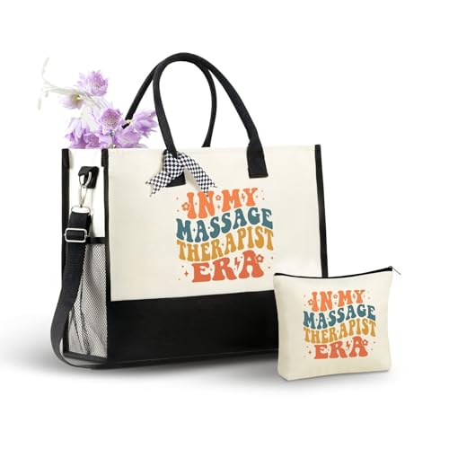 Bolso Tote de Lona para Mujer con Cierre Superior miniatura 1