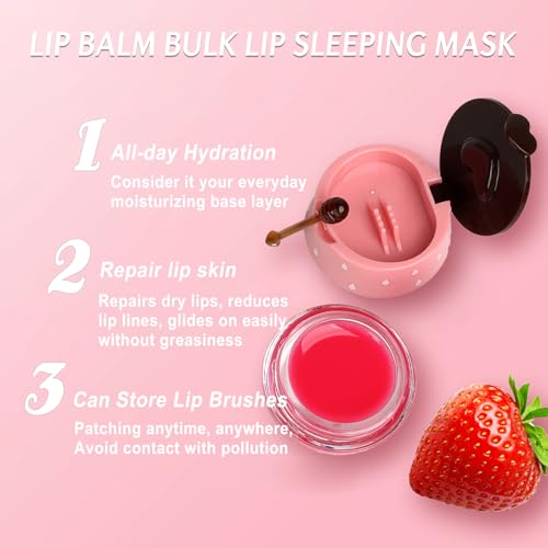 Deepmind Bee Lip Sleeping Mask 4-Pack – Honey, Strawberry, Watermelon & Apple-Lime — view 5