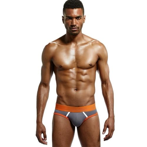 Men Underwear Briefs Bottomless Sexy Cotton Sport Backless Underpanties Brief2