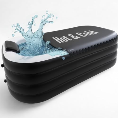 Alaskey Inflatable Bathtub for Ice Bath or Hot Baths