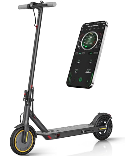 Qlaway 8.5' E Scooter for Adults 19 MPH 350W Motor 280.8WH Battery, Motorized Up to 22 Miles Range, Foldable Scooter Bearing 265 LBS/APP