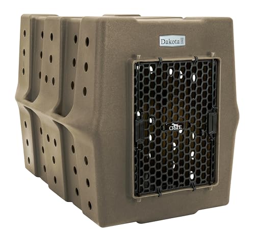 Dakota 283 Crate - Canine Rough and Tough Economy Kennel (Coyote Granite, X-Large)
