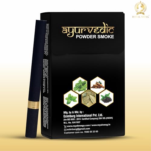Image of ROYAL SWAG Ayurvedic Herbal Wellness Sticks 100% Tobacco Free 100% Nicotine Free Regular Flavoured Smoking Cessation