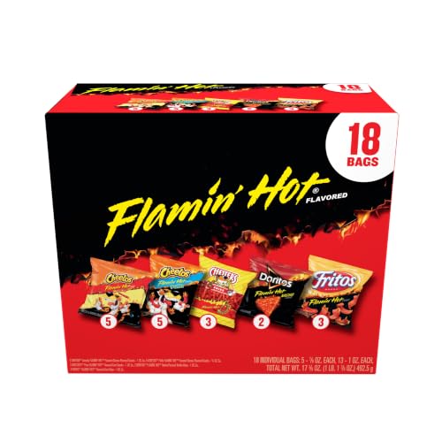 Frito Lay Flamin' Hot Mix Variety Pack (18 Count)