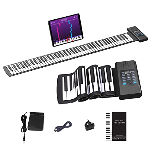 OYAYO 88 Keys Roll Up Piano, Portable Rechargeable