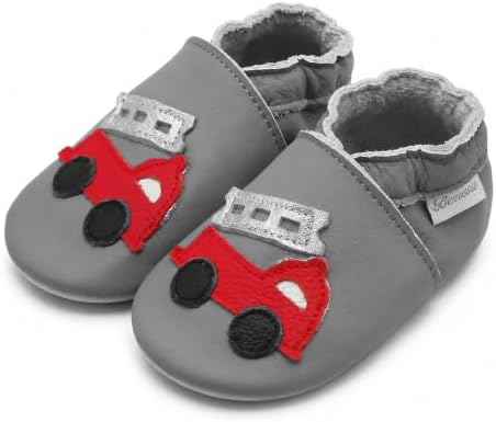 Bemesu Lauflernschuhe Baby für Zuhause Kindergarten Leder weich rutschfest | Weiche Flexible Krabbelschuhe Baby Tiere Jungen Mädchen Atmungsaktiv für Erste Schritte Draußen 0-24 Mo