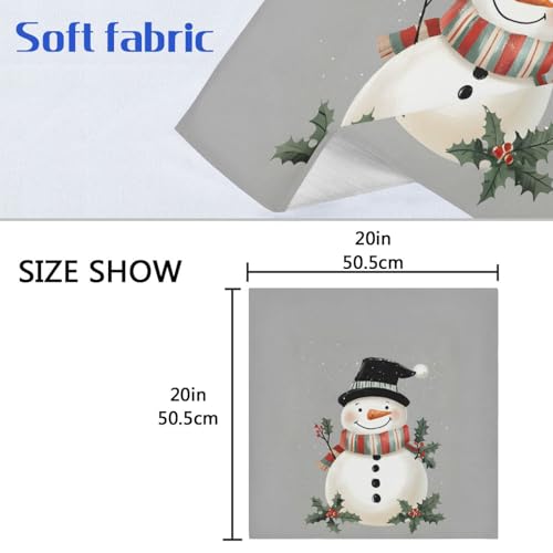 Servilletas de Tela Navideñas Multicolor Pack x6 20x20 in miniatura 6
