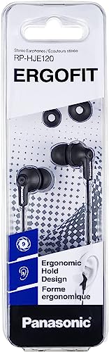 Panasonic ErgoFit Wired Earbuds, In-Ear Headphones with Dynamic Crystal-Clear Sound and Ergonomic Custom-Fit Earpieces (S/M/L), 3.5mm Jack for Phones and Laptops, No Mic - RP-HJE120-KA (Matte Black) - image 7
