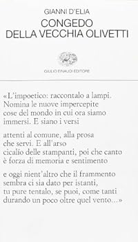 Paperback Congedo della vecchia Olivetti (Collezione di poesia) (Italian Edition) [Italian] Book