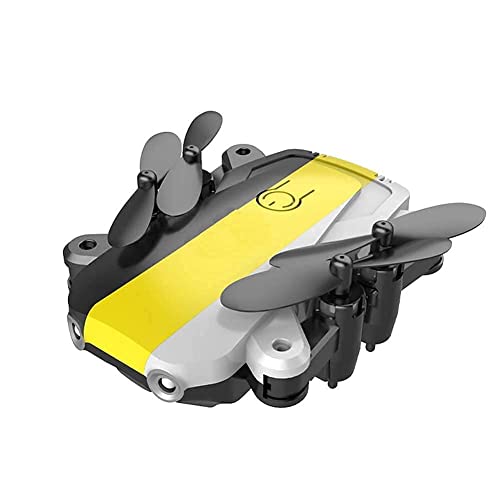 Mini Drone para Niños, RC Nano Quadcopter con/Retención De Altitud, Modo Sin Cabeza, con Sensor De Gravedad, Control De Voz, Control De Gestos, Retención De Altitud, para Principiantes Amarillo 160