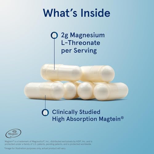 Jarrow Formulas MagMind - 90 Capsules - Includes Magnesium L-Threonate (Magtein) - Supports Brain Health & Function - 30 Servings (Pack of 2) - image 2