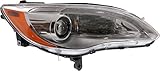 Evan-Fischer Headlight Assembly Compatible with 2011-2014 Chrysler 200 Halogen Convertible/Sedan...