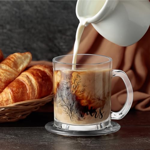 2pcsmrandmrscouplemugset12ozglasscoffeemugcouplesgiftsetsfornewlywedscouplesmrandmrscouplemuggiftssetforanniversaryweddingengagement Urban Country Home Decor 2 pcs mr and mrs couple mug set 12 oz glass coffee mug couples gift sets for newlyweds couples mr and mrs couple mug gifts set for anniversary wedding engagement urban country home decor