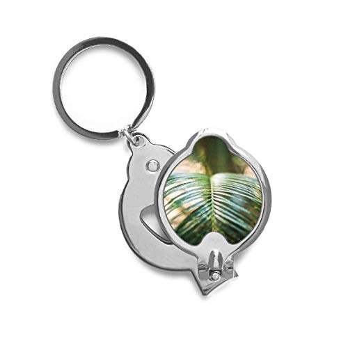 Cortador de uñas DIYthinker con diseño de planta de hoja verde 1
