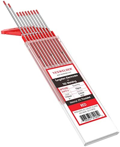 Lot De 10 électrodes De Tungstène Pour Soudage TIG, Pointe