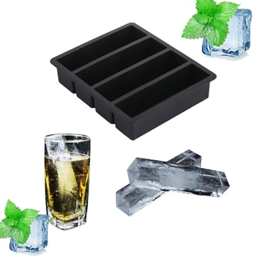 Molde para bloques de hielo grande de silicona JEATHA miniatura 4