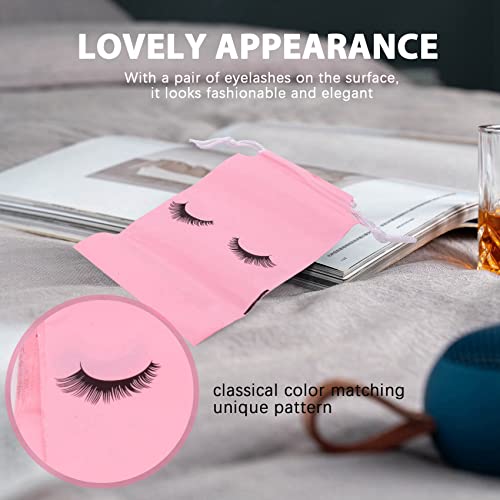 Trousses de maquillage avec cordon rose imperméables et légères