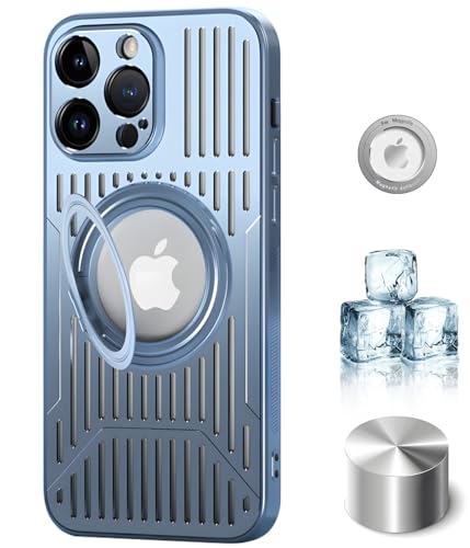 Amazon.co.jp: YUZOR iPhone 14Pro 用 ケース アルミ合金 360°回転する