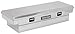 Lund 9210 60-Inch Aluminum Mid-Size Cross Bed Truck Tool Box with Full Lid, Diamond Plated, Silver
