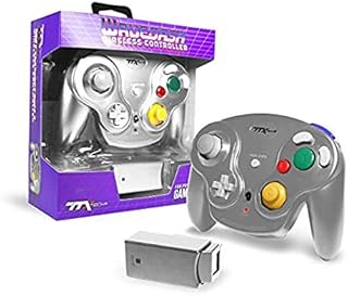 Ttx Gamecube Wavedash Wireless2.4 Ghz Controller Silver For Nintendo Gamecube with Wii Console (Nintendo Wii)