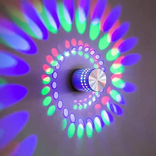 blissbells LED 3W Interior Wall Light Metallic Body with Spiral Decorative Theme (Multicolour) (Round, Pack of 1)-image-26