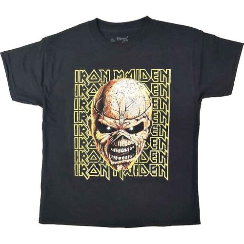 Iron Maiden Childrens/Kids Big Trooper Head T-Shirt (12-13 Years) (Black)
