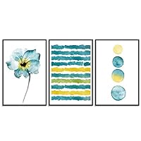 3 Piece Framed Canvas Wall Art Abstract Painting Canvas Prints Home Artwork Decoration for Living Room,Bedroom - 16