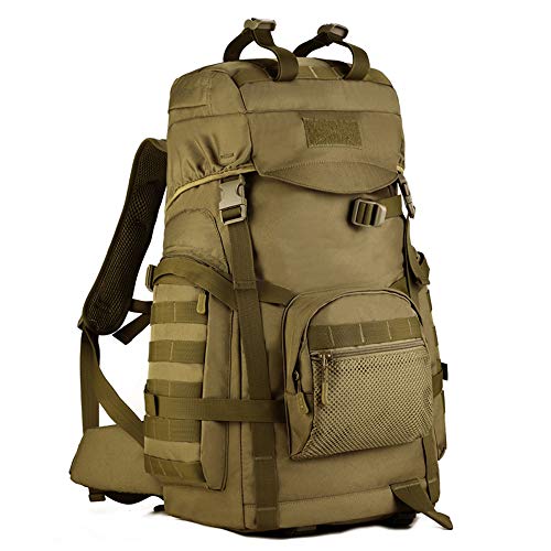 YUHAN Tactical Backpack, 60L Hiking Backpack Military Army Combat Rucksack MOLLE Trekking Rucksack Trekking Backpack