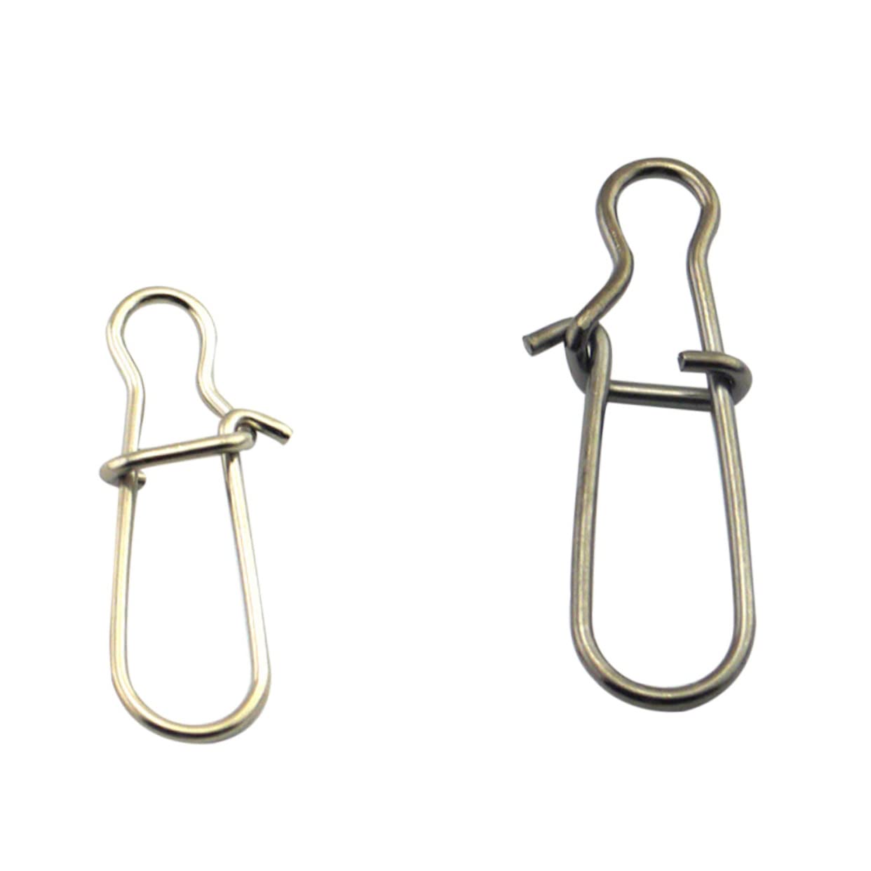 POPETPOP 300 Pièces connecteur de Broche de pêche émerillon de pêche Fermoir de pêche Pieces Fishing goupille connecteur de sécurité pour la pêche connecteur de leurre de pêche palier Pivot